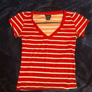 Red and white striped shirt from rue21